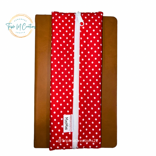 Bookmark Pouch (Red/White)