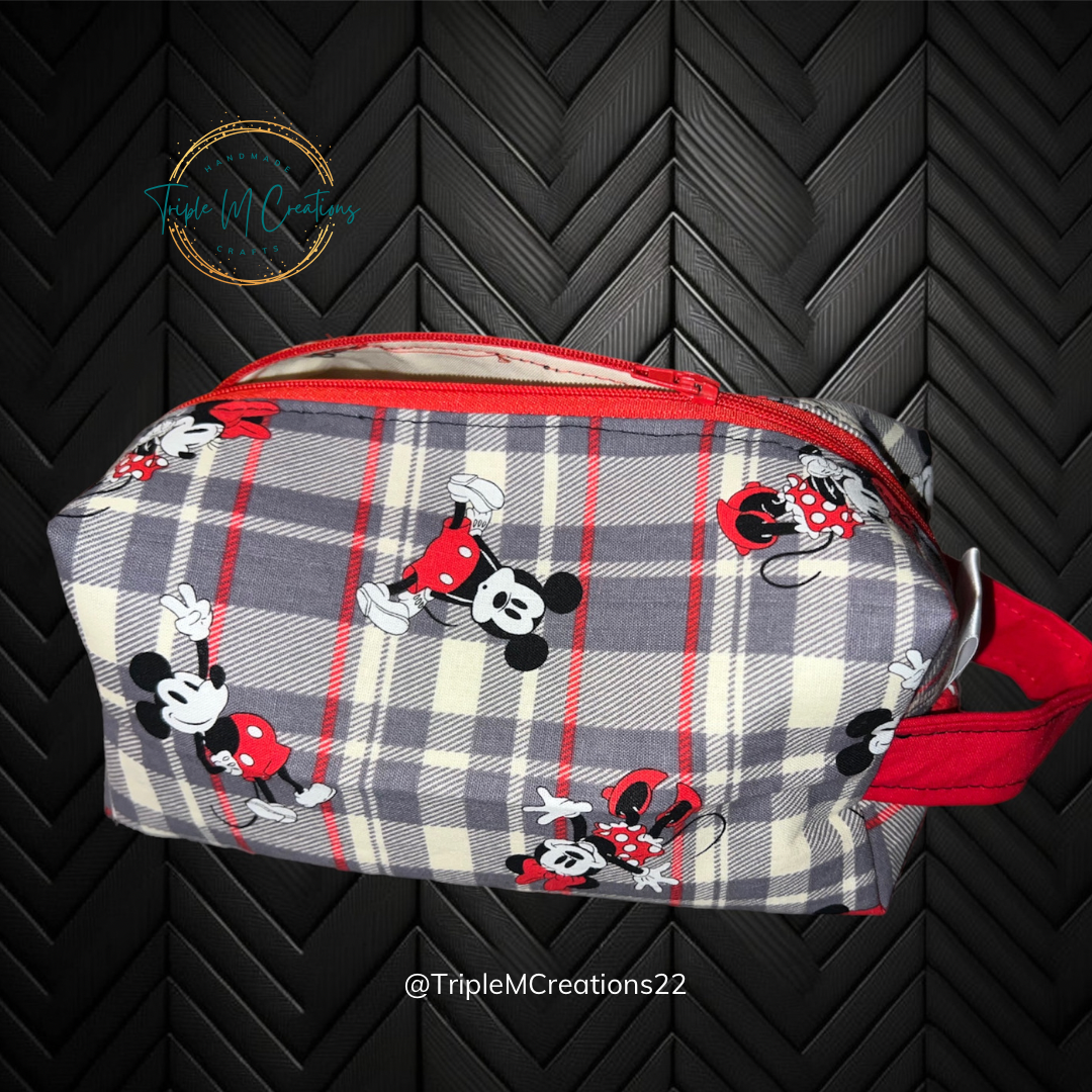 Makeup Bag (M&M Stripes)