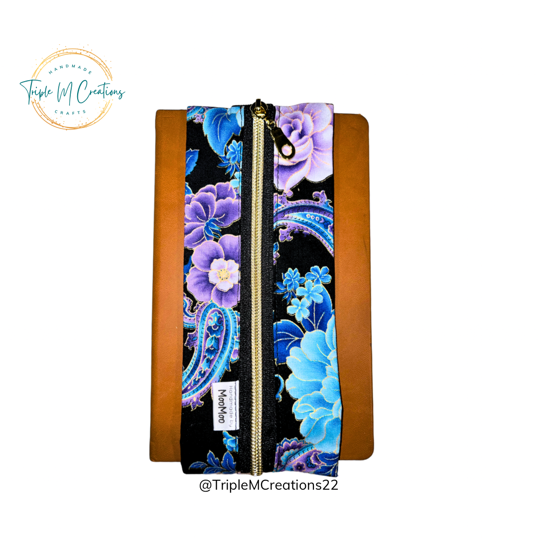 Bookmark Pouch (Blue Floral)