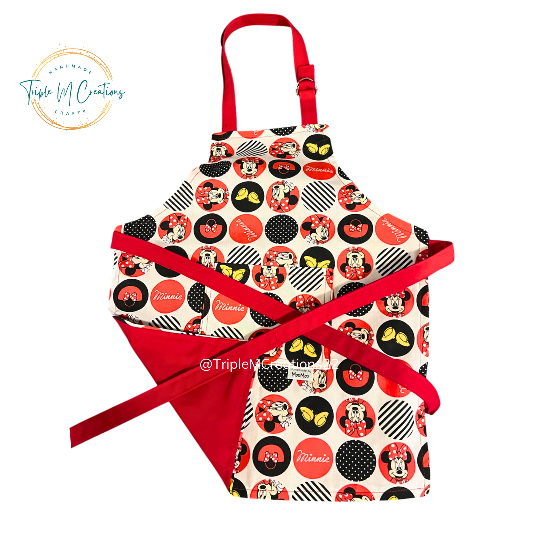 Toddler/Kids Apron (Girl Mouse)