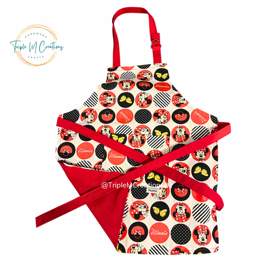 Toddler/Kids Apron (Girl Mouse)