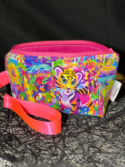 Wristlet Wallet (Neon Animals)