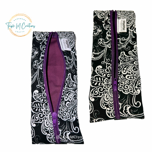 Bookmark Pouch (Purple/Black)