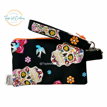 Wristlet Wallet (Sugar Skulls)